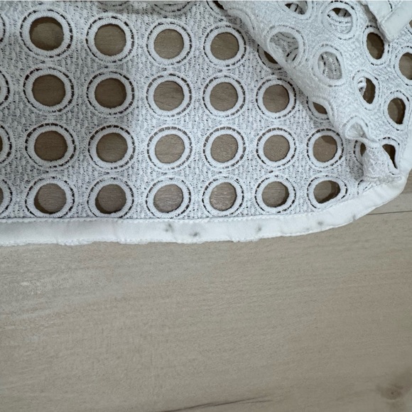 Anthropologie Vineet Bahl Eyelet Halter Dress White Circle Lace Women's XS - Picture 16 of 16